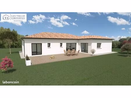 projet de construction d'une maison 129.54 m² avec terrain à saint-jean-d'illac (33)