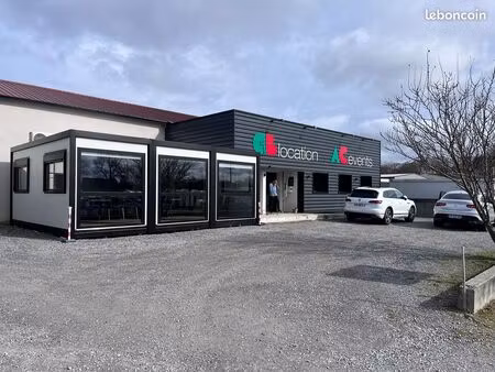 local professionnel 170 m² - atelier 124 m² + bureaux 45m² - acces pl