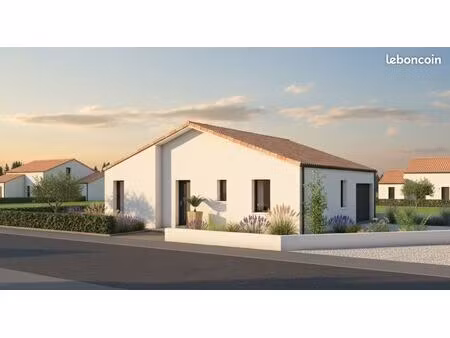 projet de construction d'une maison 68 m² avec terrain à melay (49)