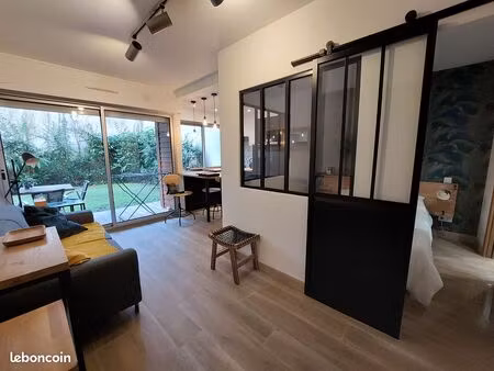 t1 bis meublé de 27 m² avec terrasse privative - centre-ville