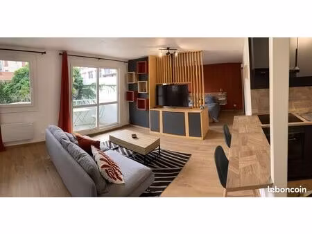 t1bis meublé avec garage - quartier de l'aigle