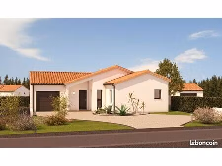 projet de construction d'une maison 93 m² avec terrain à la plaine (49)
