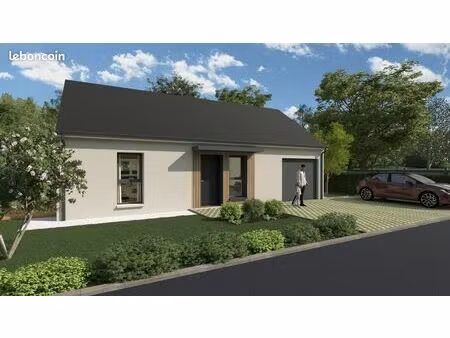 projet de construction d'une maison 80 m² avec terrain à rablay-sur-layon (49)