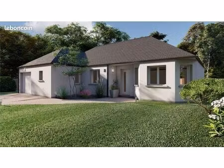 projet de construction d'une maison 93.17 m² avec terrain à la roche-blanche (44)