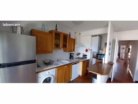 palavas rive gauche 1ere ligne magnifique vue mer - appartement f3 meuble