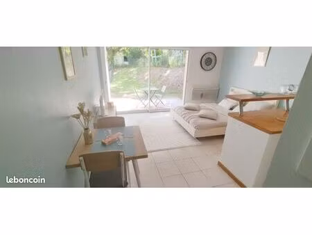 studio - jardin privatif sans vis-à-vis et au calme