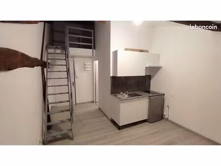 ◊ à louer – t1 bis 30 m² avec chambre en mezzanine et cuisine équipée