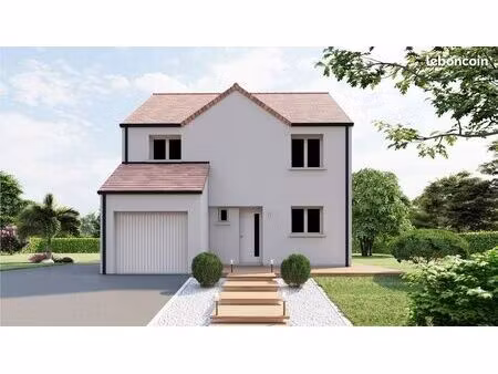 projet de construction d'une maison 98.79 m² avec terrain à la chevroliere (44)