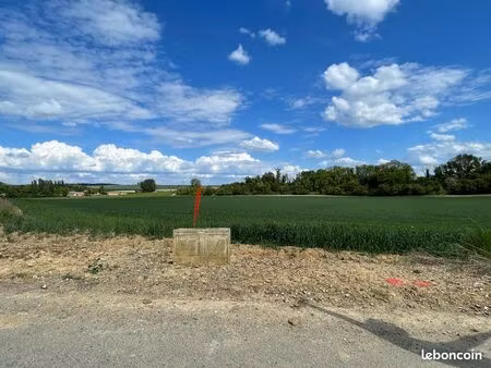 terrain 800 m2 vue sur la nature