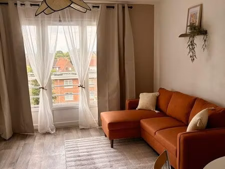 à louer appartement t2 meublé 45m2 - tourcoing