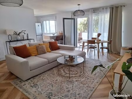 appartement t3 – 75 m² – lanester / lorient – vue sur le scorff