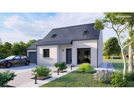 projet de construction d'une maison 80.88 m² avec terrain à la chapelle-sur-erdre (44)