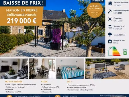baisse de prix maison entièrement rénovée