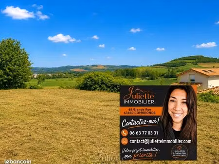 terrain 2569 m² combronde