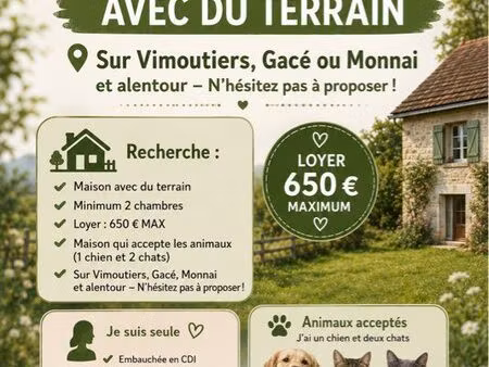 recherche maison à louer
