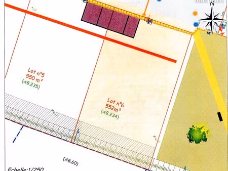 terrain constructible a vendre