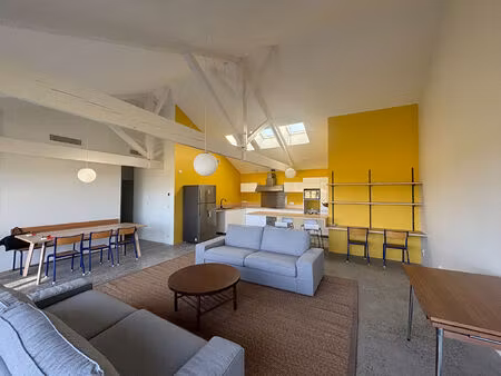 à louer appartement t4 style loft à 5 minutes de dax  avec vue sur la campagne