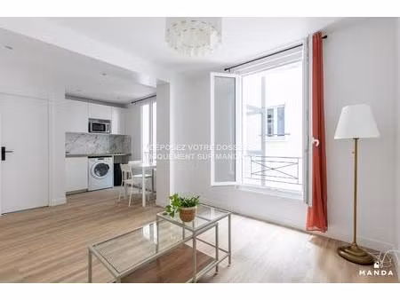 t1 meublé - 46  rue de lévis  75017  paris  france