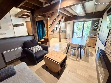 chalet rénové au coeur de la forêt