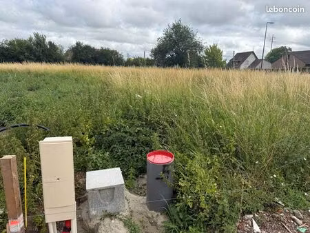 terrain de 1101m2 borné et viabilisé