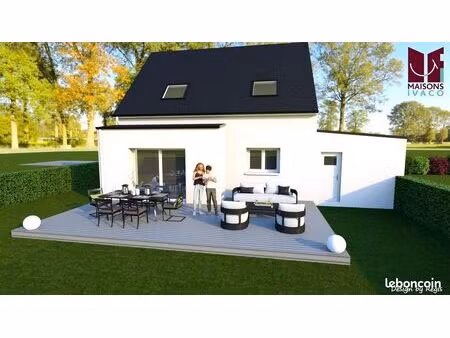 maison 91.54 m² avec terrain à locmine (56)