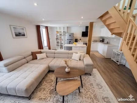 à louer – grand t5 meublé avec jardin et terrasse – nogent-sur-oise