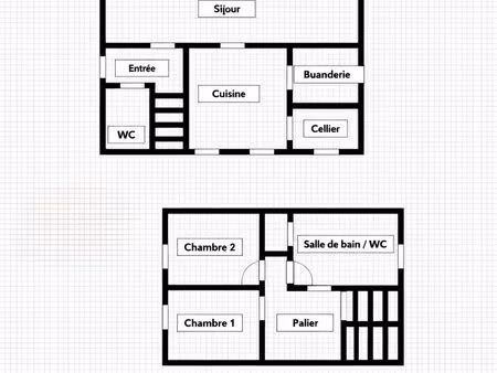 maison lumineuse 80 m² – chauffage intelligent – terrain 577 m²