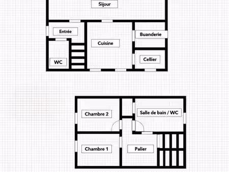 maison rénovée 80 m² – confort moderne – grand terrain 577 m² – 950