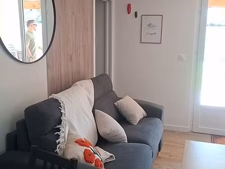 t2 meublé - 40 m² avec jardin 50 m² + terrasse 18 m² – climatisation – fibre – la teste de
