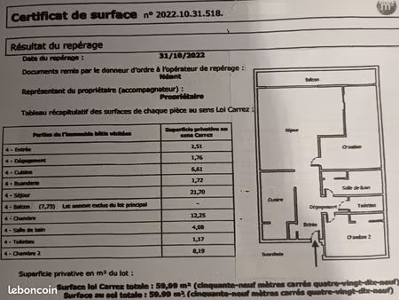 appartement t3