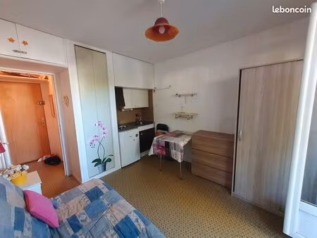 studio meublé 16m² argelès plage nord