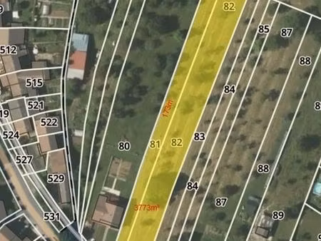 terrain constructible de 37 73 ares à butten