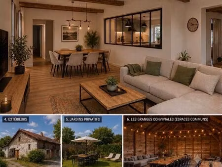 ancienne ferme rénovée – appartements meublés haut de gamme