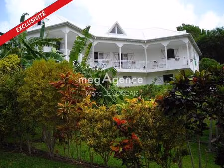 a vendre - magnifique propriété sur terrain de 2000 m² entre vieux-bourg et morne-à-l'eau 
