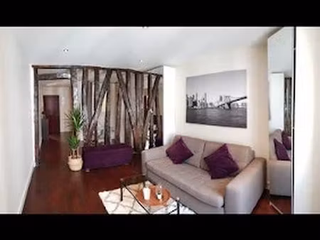 location meublée appartement 1 pièce 29 m² à paris 17ème (75017)  1 320 €