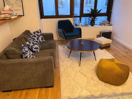 location meublée appartement 2 pièces 46 m² à paris 19ème (75019)  1 495 €