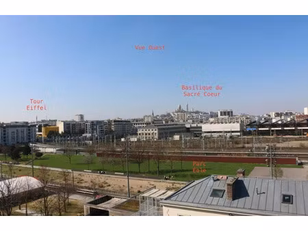 location meublée appartement 3 pièces 51 m² à paris 19ème (75019)  1 800 €