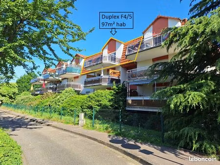 appart duplex 4/5pièces - 97m2 - garage double