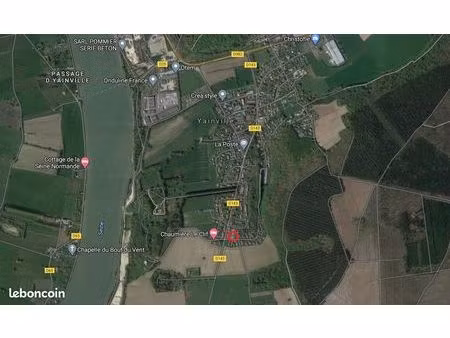 lot de 3 garages bétonnés de 14m² chacun