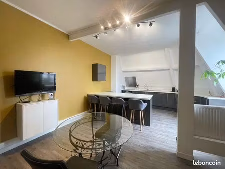 f 3/f4 duplex atypique – 130 m² – rouen centre rive droite – place beauvoisine