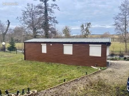 mobilhome sur terrain privé