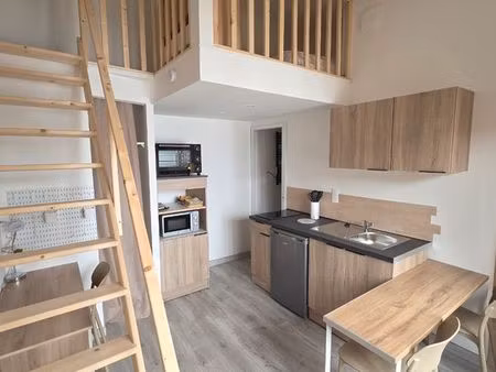 studio meublé avec mezzanine en centre-ville - rénové à neuf début 2026