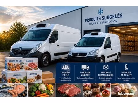 à vendre – entreprise de distribution de produits surgelés pour la restauration (cause ret