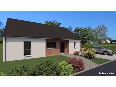 projet de construction d'une maison 94 m² avec terrain à la chapelle-saint-aubin (72)