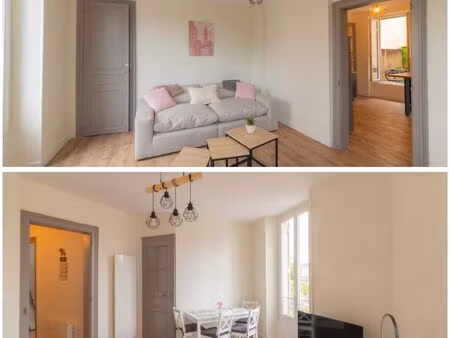 appartement t2 meublé avec patio  gare sud