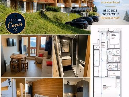 la rosière – superbe appartement neuf 29 m² | vue exceptionnelle | vieux village | à 5 min