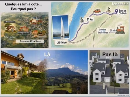 maison de village avec jardin - bons en chablais (74)