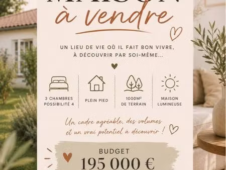 maison à vendre