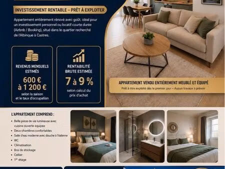 appartement clé en main – quartier albinque