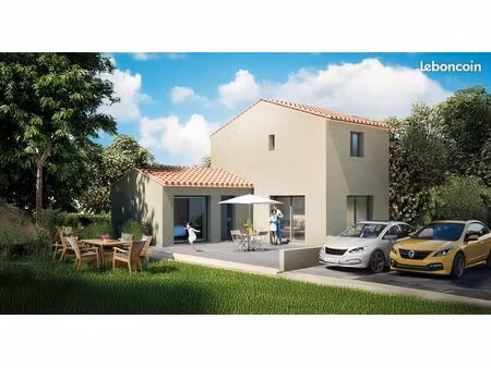 t4 en duplex  jardin et stationnements 